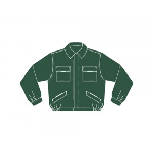 BLUSAO HR AB/FECHO B/CANETA VERDE * BLUSAO HR AB/FECHO B/CANETA VERDE *